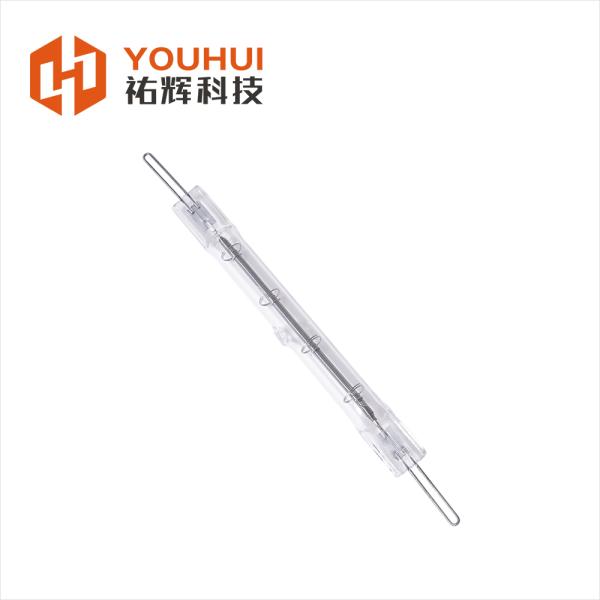 Customizable 200-4000W Clear Quartz Tungsten Filament Infrared Heating Lamp with
