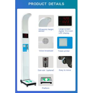 Weighing Scale with BMI Ultrasonic Weight and Height Measure Scales