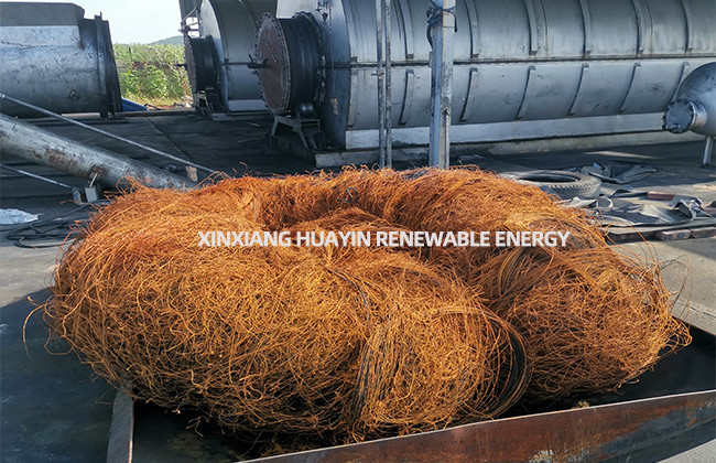 5 Ton Waste Tyre Pyrolysis Plant Batch Waste Tyre Recycling Machin To Fuel Oil