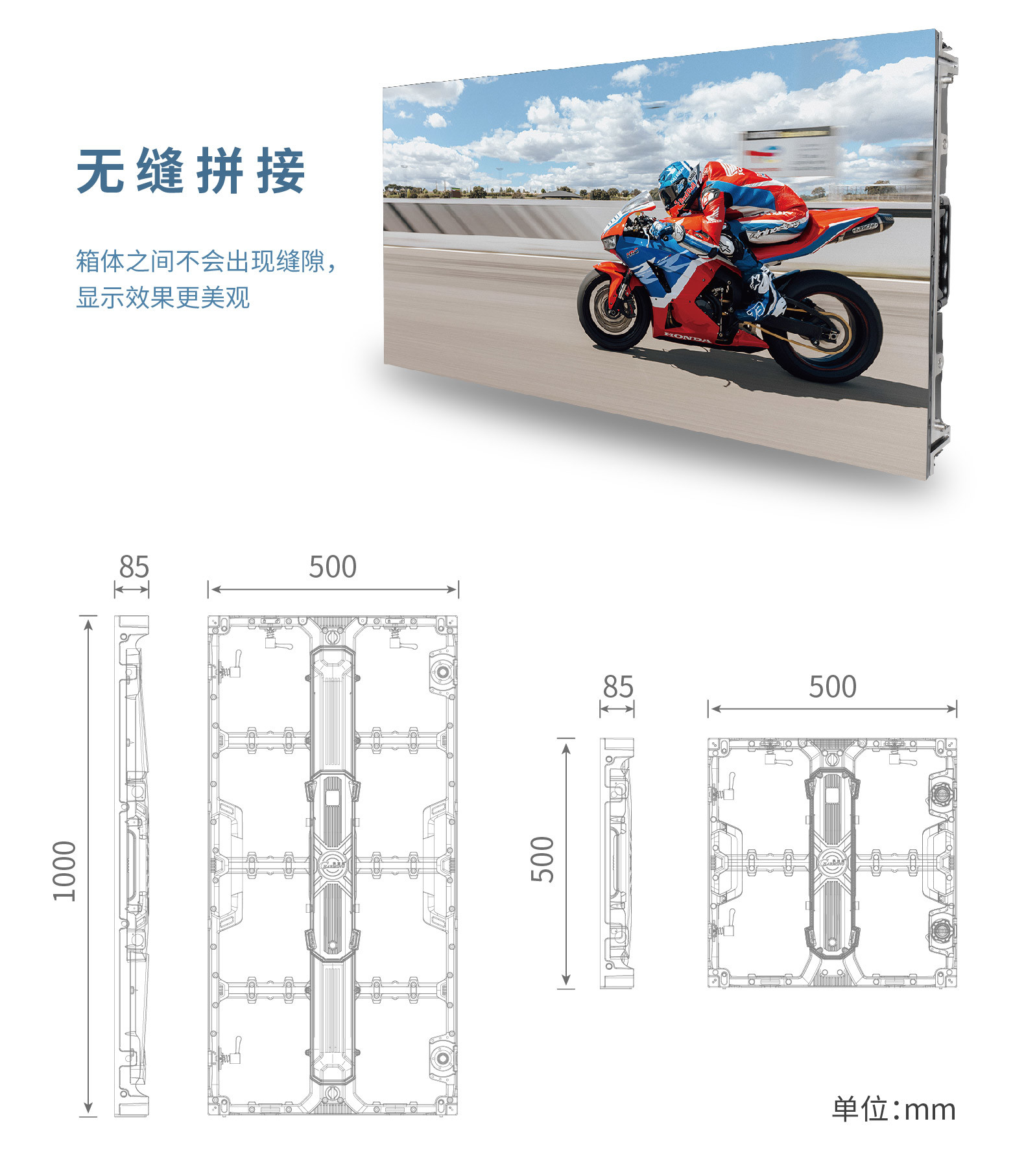 500x500mm Large Rental LED Display Screen Outdoor P3.91 Waterproof Led Video Wall