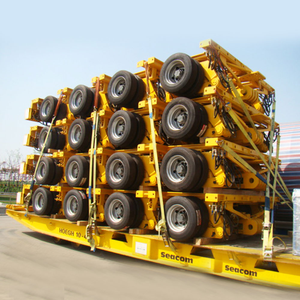 Truck Trailer 200 Ton 250 Ton-600 Ton Multi Axle Hydraulic Lowbed Lowboy Semi Trailer