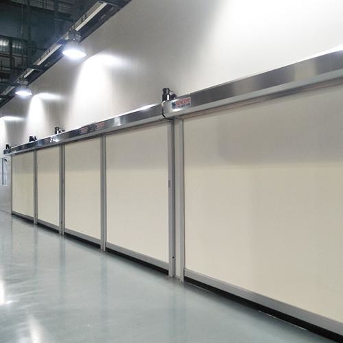 Vertical Fabric Door Curtain High Speed Roll Up Door