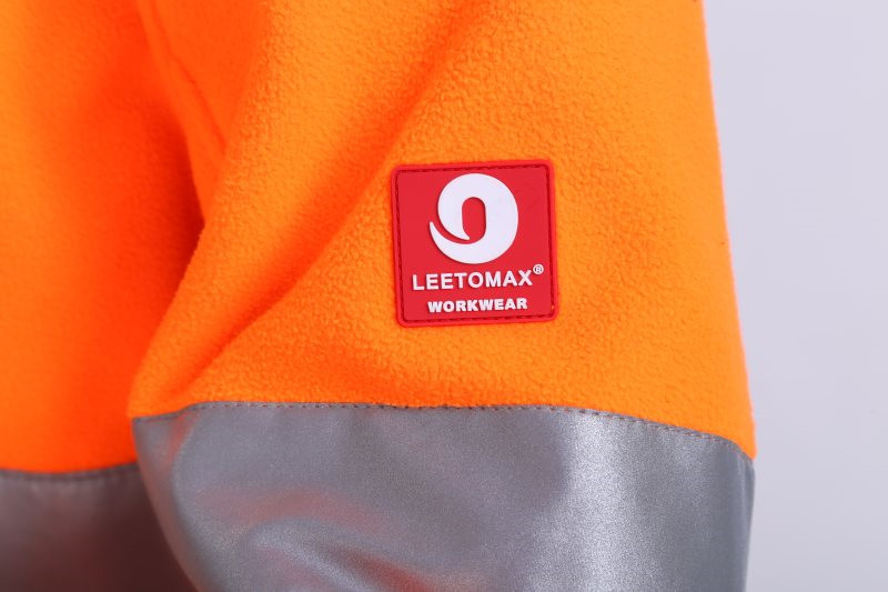 360gsm Cold Weather Workwear OEM Hi Vis Work Jacket With Flap