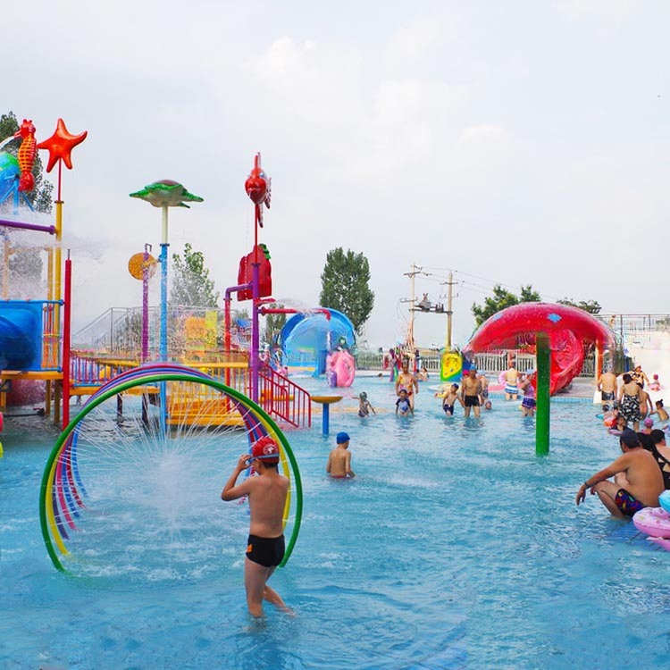 Kids and Family Water Park Playground Fiberglass Water Splash Games