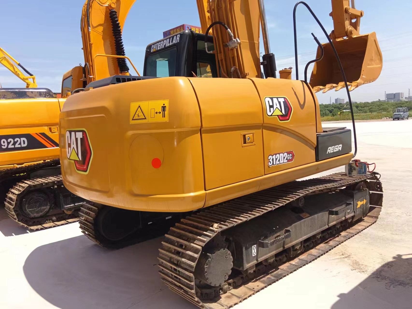 CAT 312D2GC Excavator 12 Ton Digger Used Construction Machines High Performance