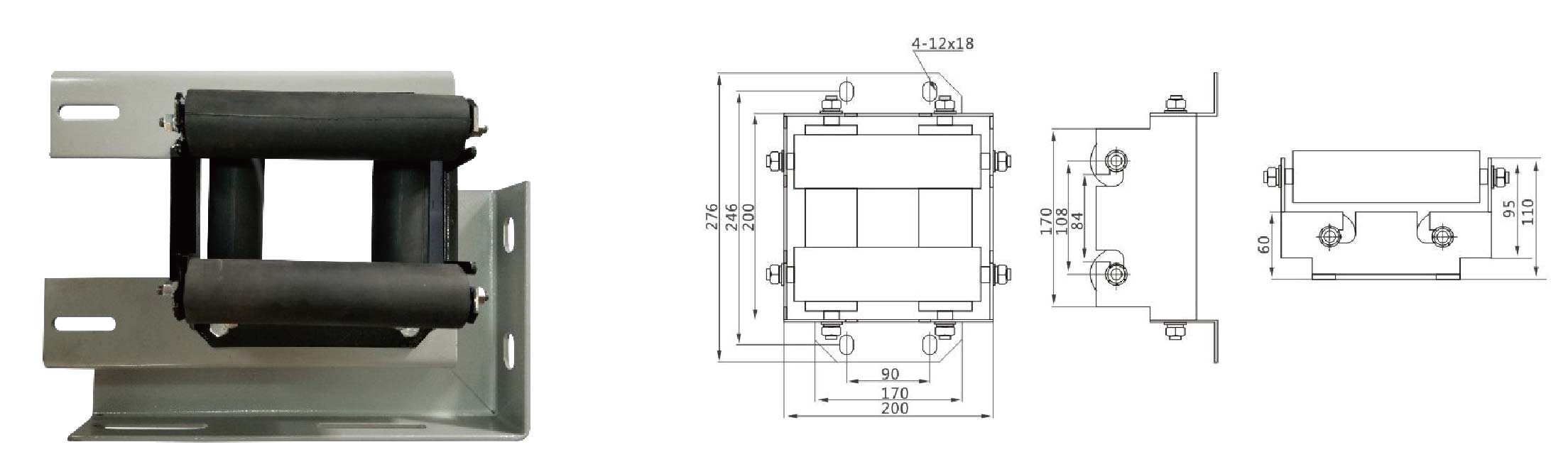 elevator guiding device
