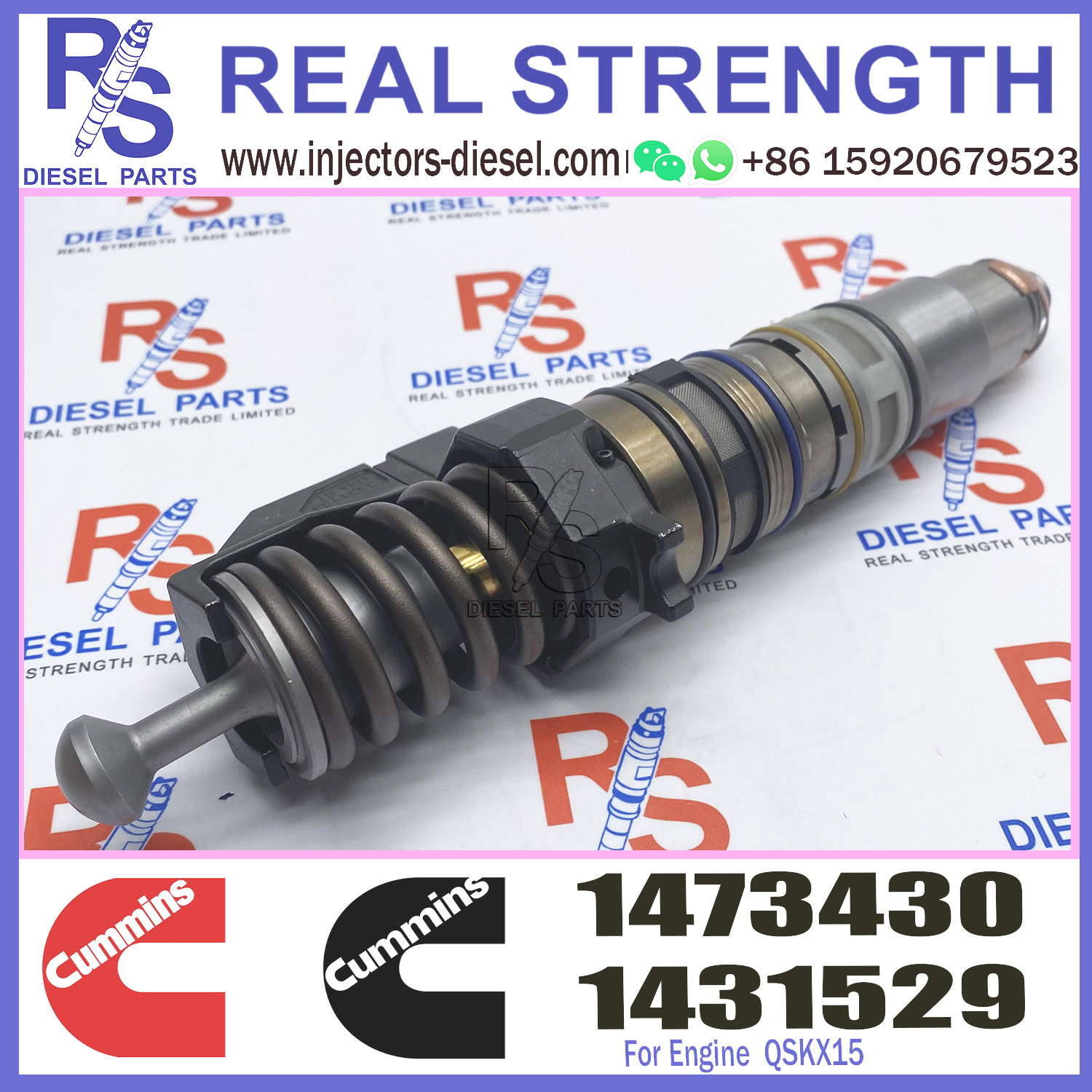 4076912 Cummins Diesel Injector 1521978 3331153 1764365 Diesel Unit Injector