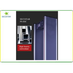 Multi Zone Door Frame Metal Detector , Sound Alarm Walk Through Security Gate