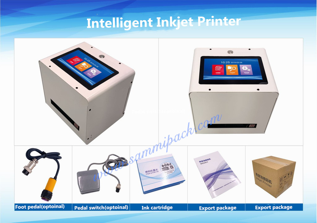 Desktop Inkjet Printer Coding Machine For Batach Number Expiry Date Printing