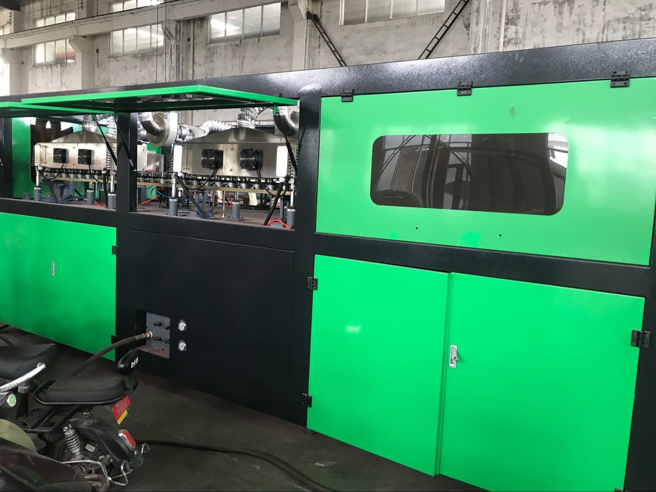 Anti Corrosion PLC Pet Jar Injection Blowing Machine For Water Tank