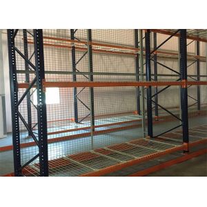  Adjustable Pallet Racking System , Robot Welding Wire Mesh Decking For Warehouse Manufactures