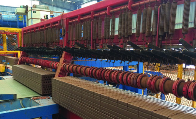 Servo Wire Cut Brick Machine Clay Brick Making Machines 30000 Bricks/Hr