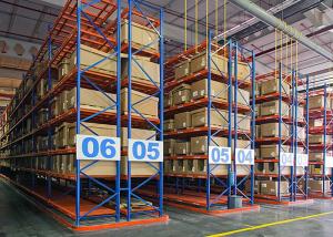  4000kg Adjustable VNA Pallet Racking Storage System Customized Manufactures