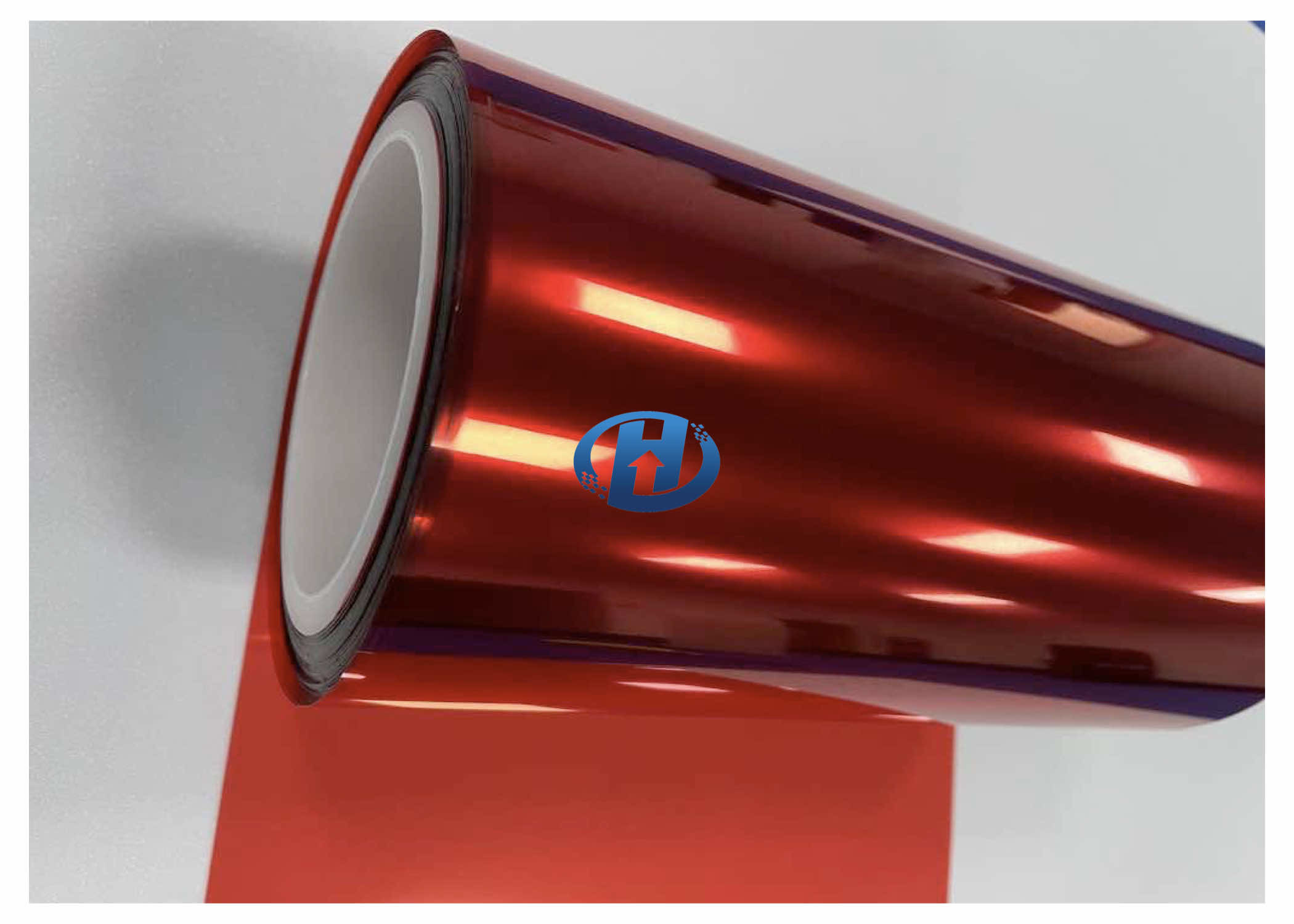 20 μm PET Non-Silicone Release Film Red Polyethylene Terephthalate As a waste discharge film used in 3C industries