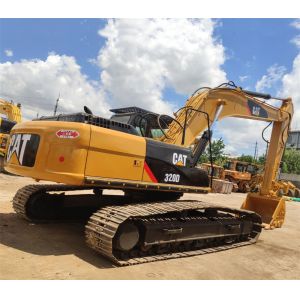 20-Ton Crawler type Second-hand Cate Excavator 320DHydraulic with Engine