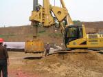 Max Torque 220kN.m CAT Chassis Foundation Machinery Bored Hydraulic Piling Rig