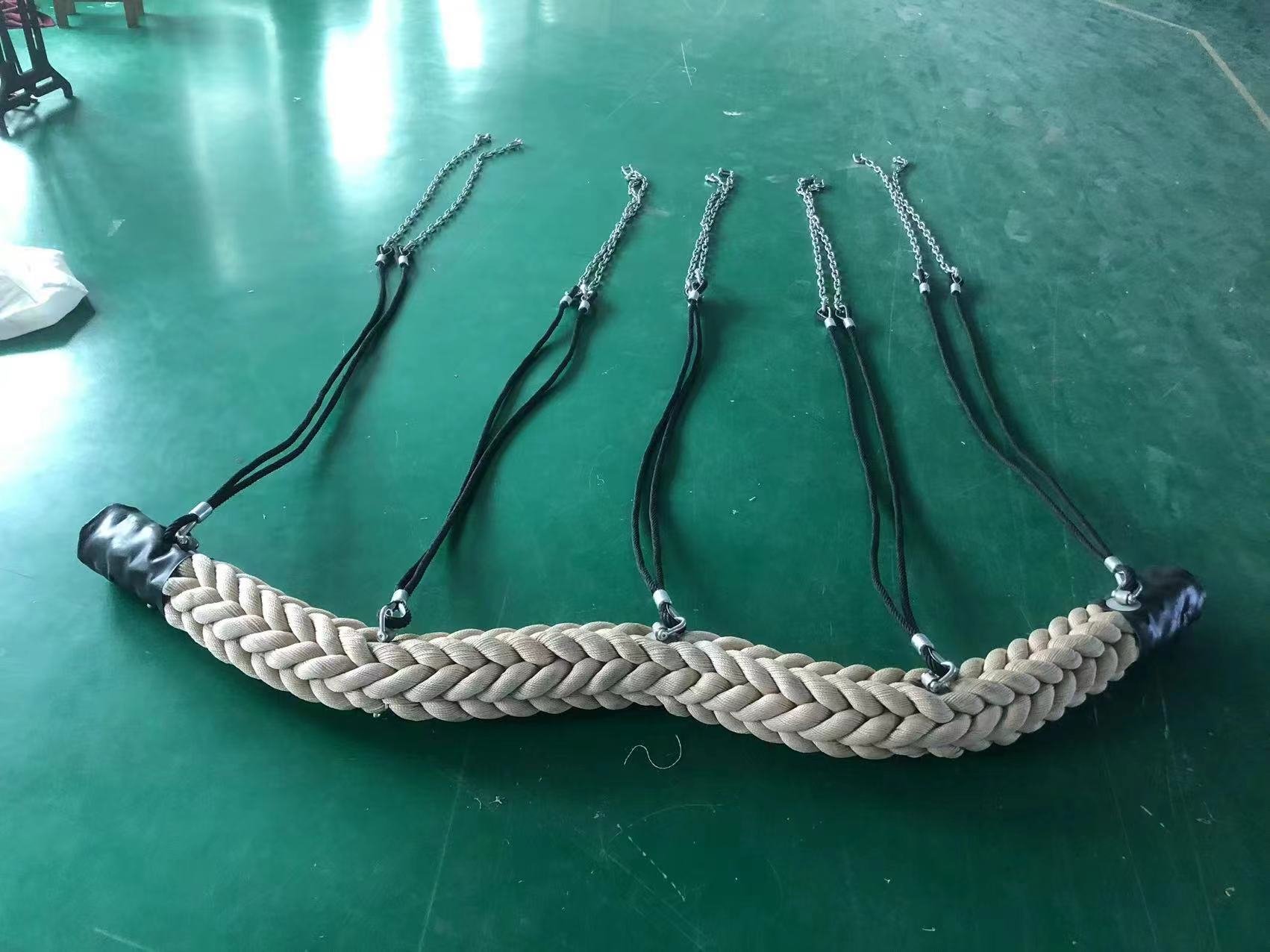 150mm*2.5m Outdoor Children Rope Swing Bridge For Playground Play Equipment