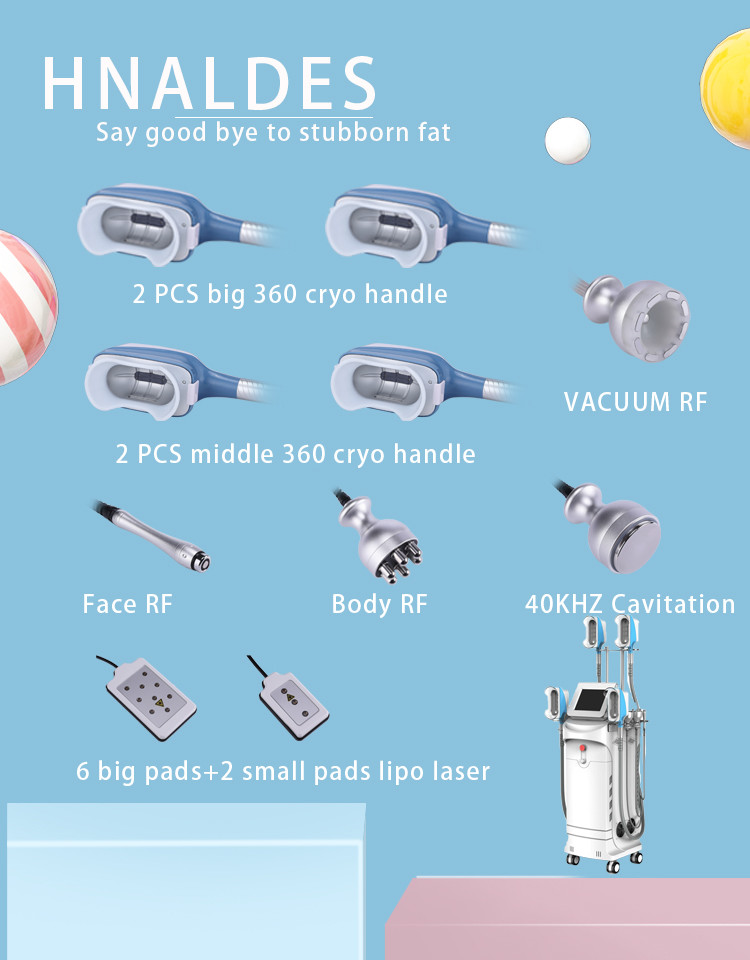 CE approved 360 Cryolipolysis Slimming slimming machine 4 cryo handles body shaping slimming machine LF-265