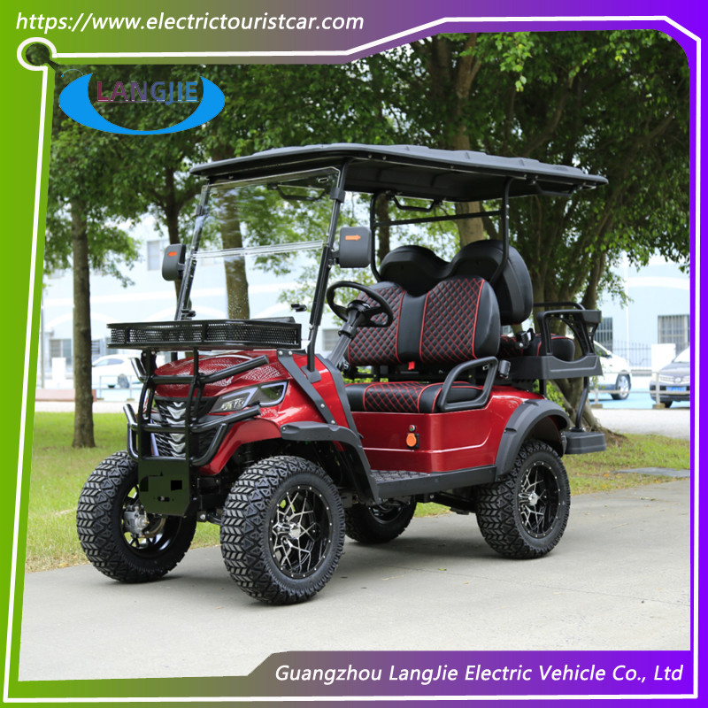 48 Volt 4 Seats Electric Golf Buggy Club Car Precedent Golf Cart With PC Windshield