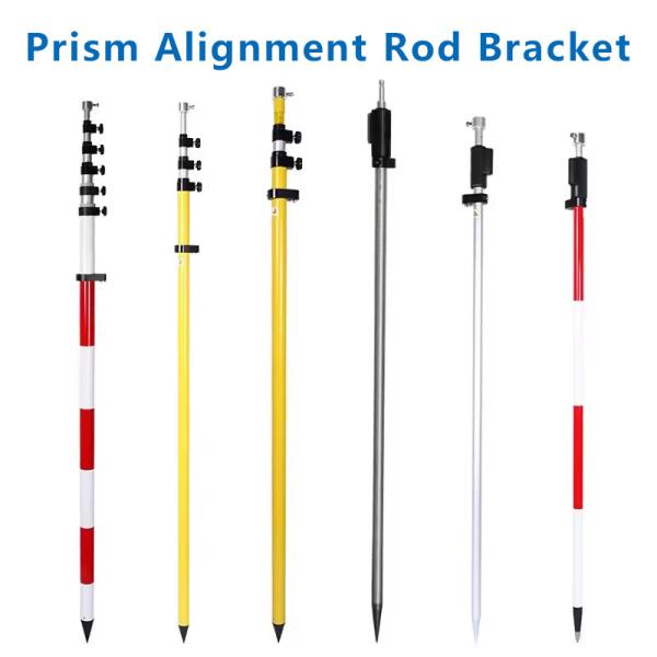 RTK/GPS Mid-pole Carbon Fiber Rod 2m 3m Surveying and Mapping Prism Rod Bipod