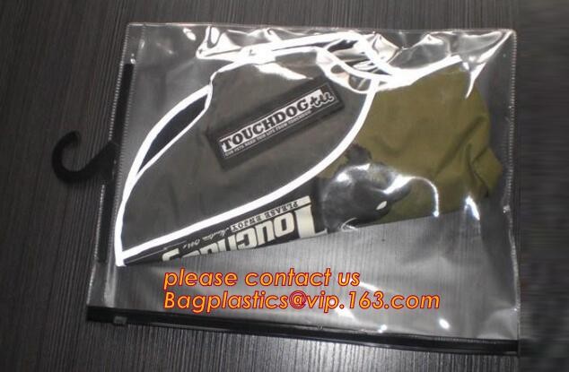 hanger bag with zip lock on the top,Frosted Zip lockk bag EVA PVC hanger bag for clothes, EVA frost drawstring bag, Froste