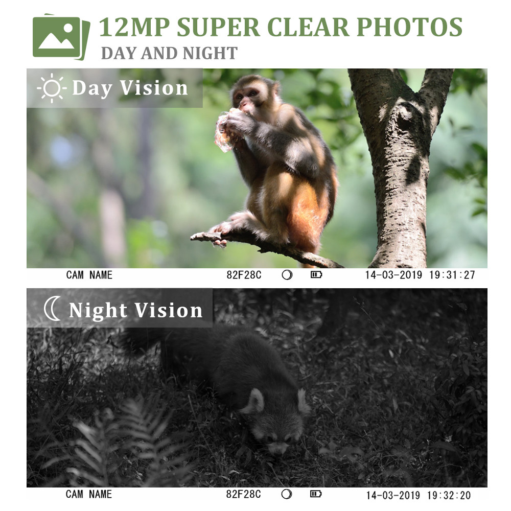 9 Languages HD Infrared Game Camera 940nm IR LED Night Vision Hunting Camera