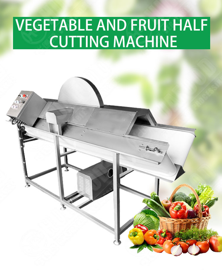 Sweet Melon Radish Apple Half Cutting Machine 1.87kw 150KG