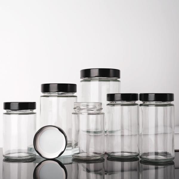 Glass Sealed Storage Jar Transparent Kitchen Suitable Glass Jar For Food