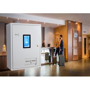 Secure Larger Objects Expandable Luggage hotel key Lockers With Smart Key