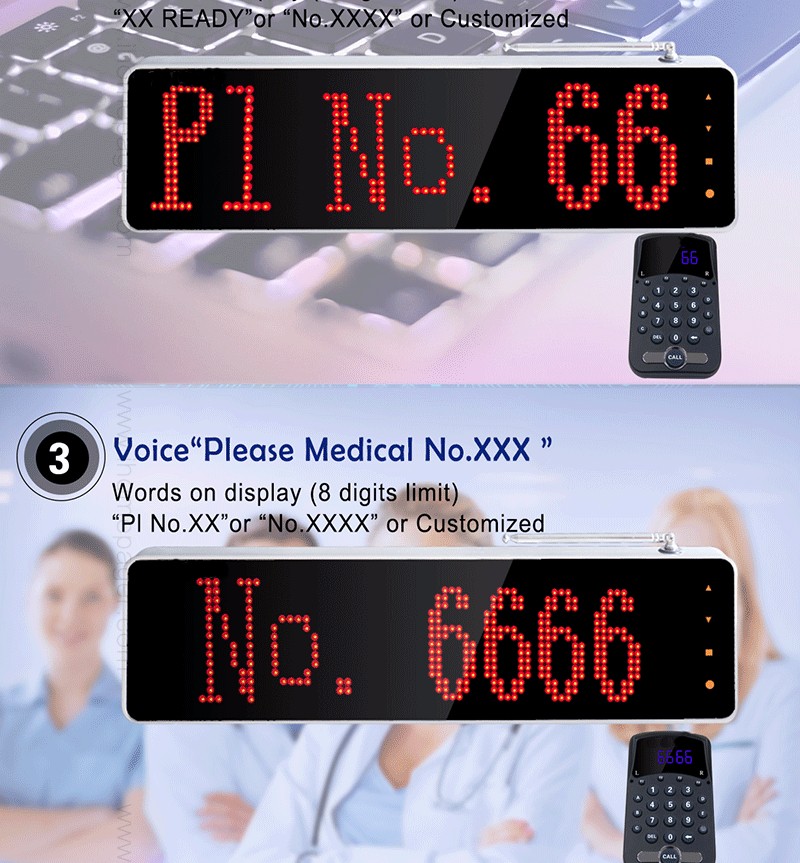 Hot selling queue system good quality LED queue system/wireless queue