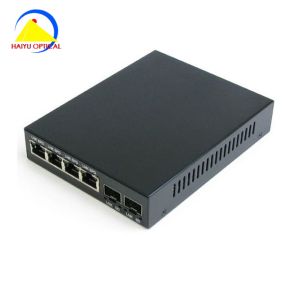 China Fiber Optic SFP 120km SM Fiber Media Converter With CSMA on sale