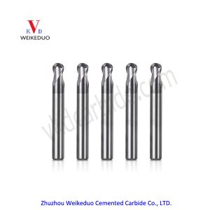  Solid carbide ball nose end mill 2/3/4/6 flutes, Coating (Optional) R0.15-10MM complete Manufactures