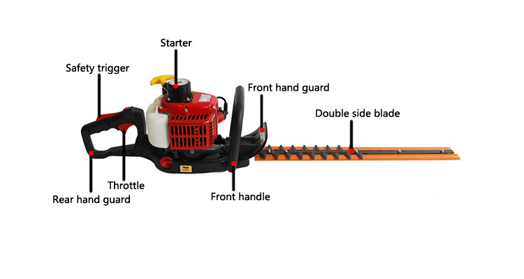 HT230 Garden Hedge Trimmer 23CC Single Cylinder Air Cooling CE