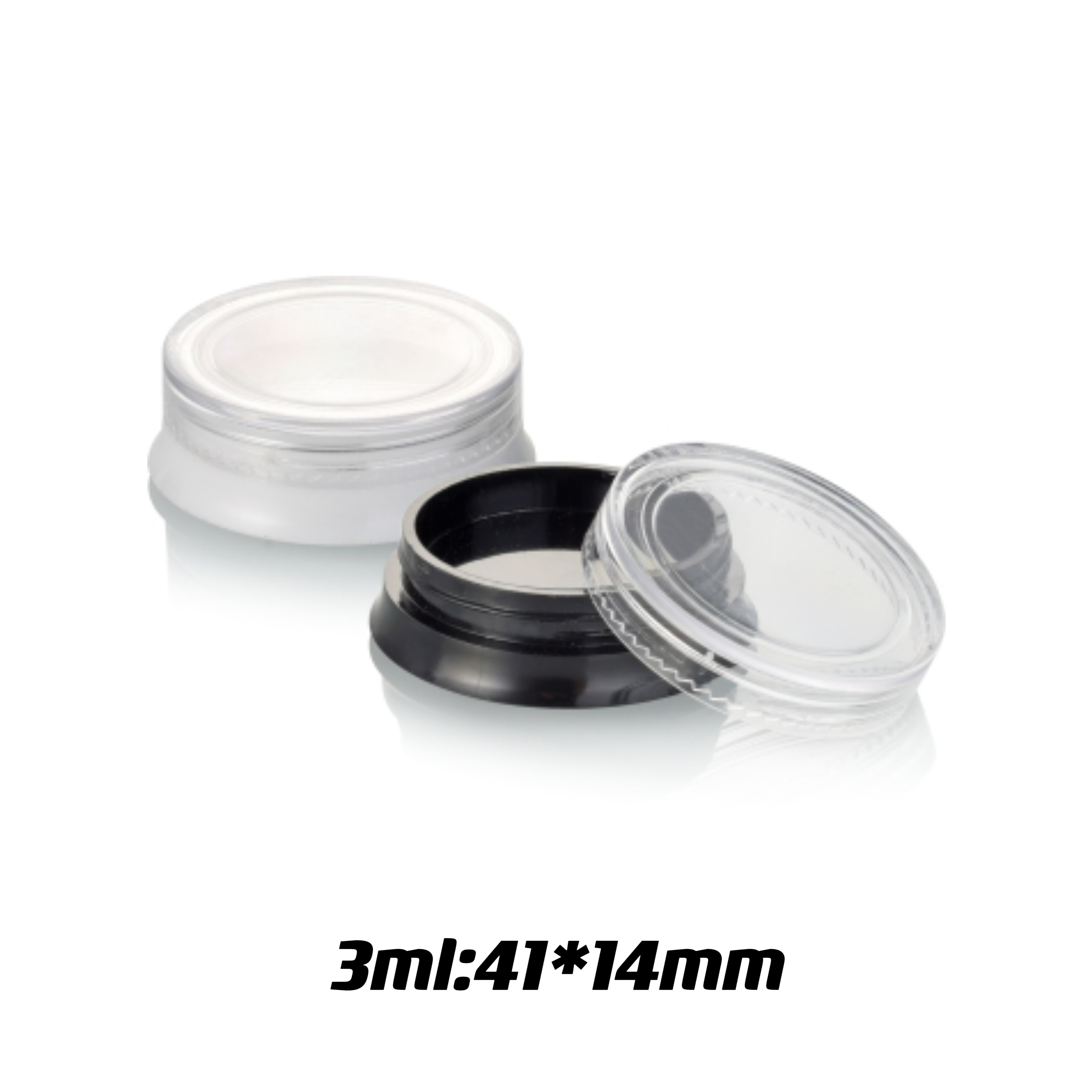 Base Material ps Eye Cream Jar 2.5ml 3ml 5ml Empty Cream for Cosmetic Industrial