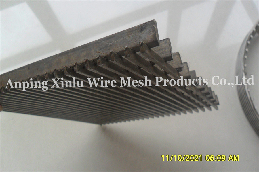 Dewatering Flat Wedge Wire Screen Panel 3 - 12mm Thickness For Industry Filtration