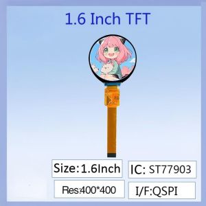 China 1.6Inch Round IPS TFT LCD Display-400x400 High Resolution, ST77903 Driver IC, 16PIN Plug-In Interface, Full-Color, Wide Viewing Angle for Smart Wearables/Industrial Instruments/DIY Electronic Projects on sale China 1.6Inch Round IPS TFT LCD Display-400x400 High Resolution, ST77903 Driver IC, 16PIN Plug-In Interface, Full-Color, Wide Viewing Angle for Smart Wearables/Industrial Instruments/DIY Electronic Projects on sale
