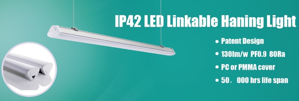 60w 1500mm Modern Linear Lighting Ceiling Pendant Batten Lamps Max 42m Linkable Ip42