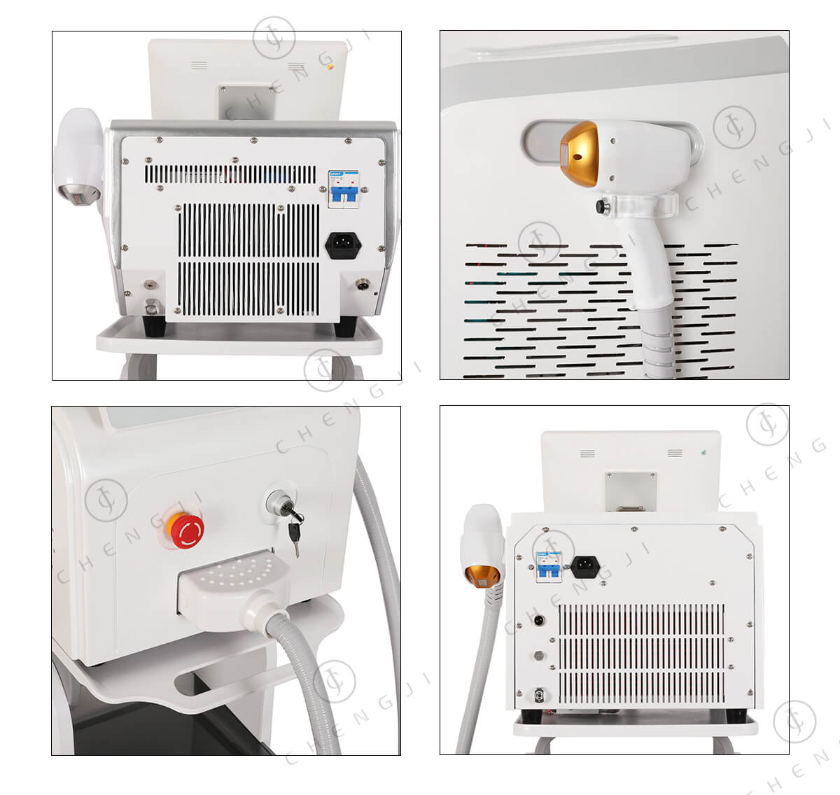 4500W Laser Hair Removal Equipments 800w Laser Hair Reduction Machine Three Wave