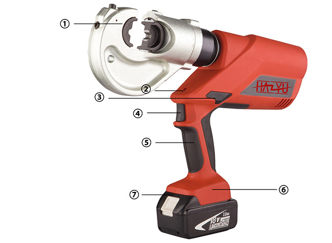 Lineman Tools Battery Multi-Functional Tool Crimping Force 120KN