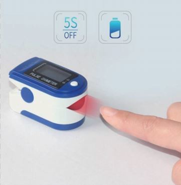 SpO2 Sports And Aviation Fingertip Pulse Oximeter With Heart Rate Monitor