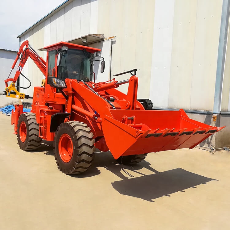 BOXINHUASHENG Hydraulic Pump Loader Backhoe Attachment Front End Loader With Backhoe