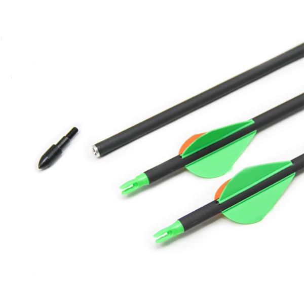 30/31/32" Spine 300/340/400/500 Plastic Vanes,feathers Hunting Arrows For
