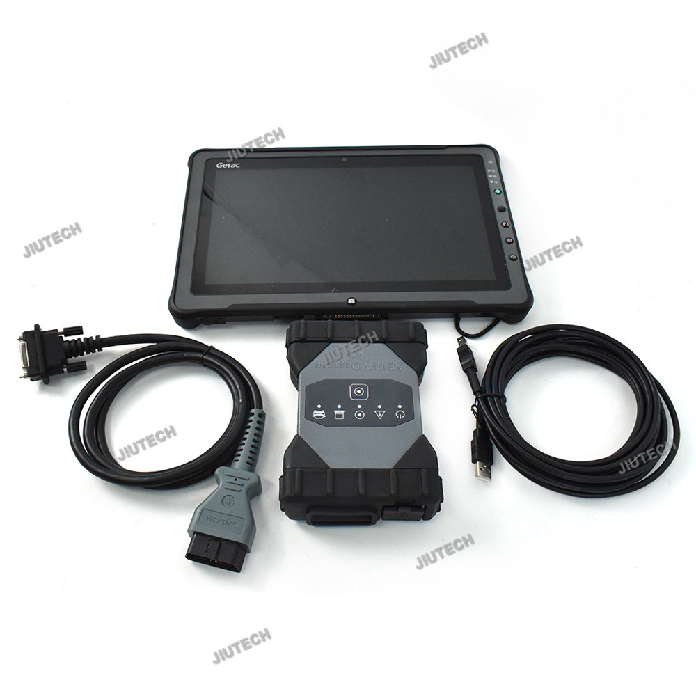 Ready To Use Getac F110 Tablet+For Mercceds B-enz OEM C6 DoIP Xentry Diagnosis V-CI Multiplexer