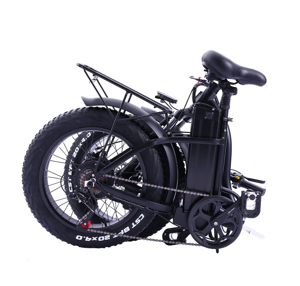 Foldable 20 Inch Pedal Assist Electric Bike 500W Aluminum Alloy Frame