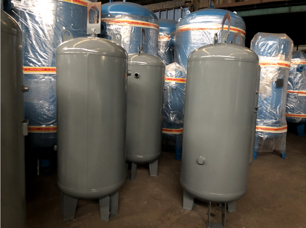100L CE Nitrogen Storage Tank Pressure Vessel Painted 1000mm X 1000mm