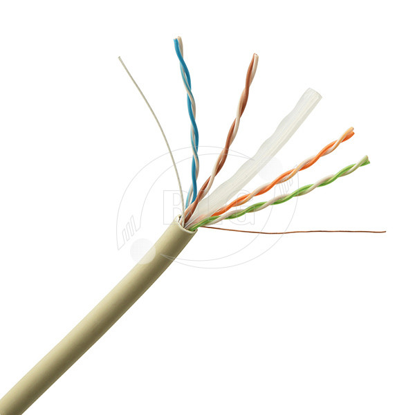Grey 1000ft Bulk Cat6 CCA Ethernet Network Cables 8 Number Wire Unshielded Twisted Pair