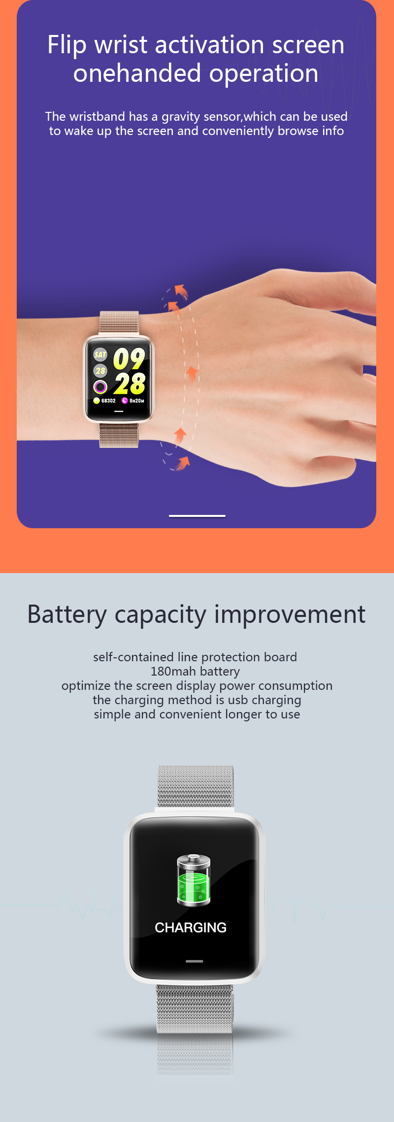 H19 smart watch ECG Ring Amazfit Gts Watch IP68 OEM RFID Silicone Wristband Temperature Instruments Detection Exercise
