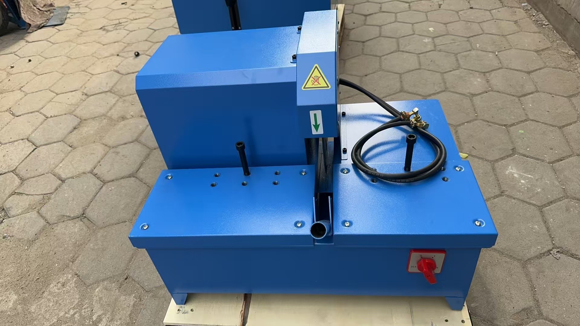 12v 2 Inch Blue Color Hydraulic Hose Cutting Machine Dust Free High Pressure Industrial Cutting Equipment 3kw/Hose Cutter