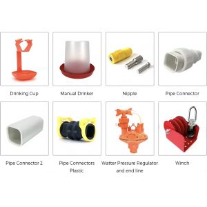 Duck Goose Feeding And Poultry Drinking System Plastic