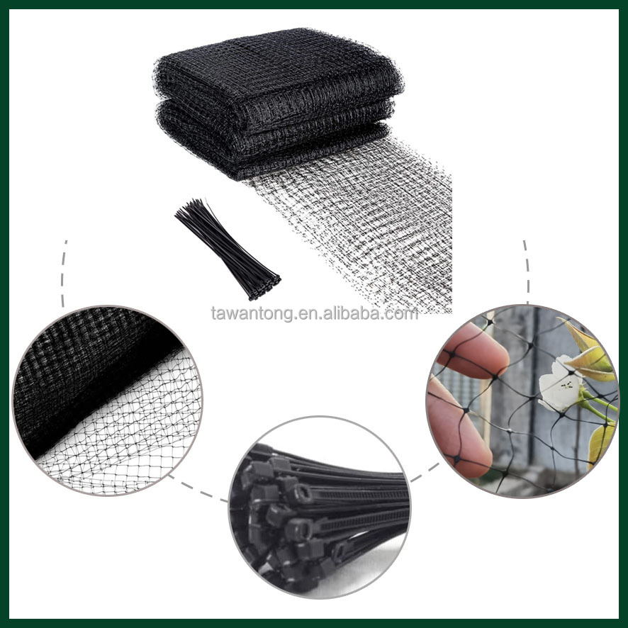 1.5cm Mesh 27gsm PP Anti Bird Net for Grapes or Fruit Trees Customized Length